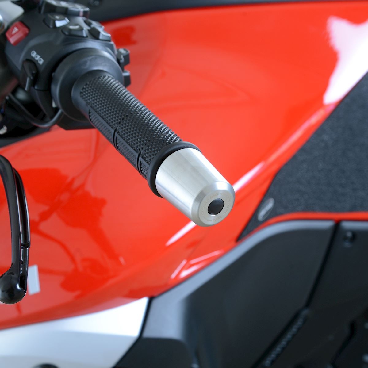 R&G Rozsdamentes Acél kormányvégsúlyok Ducati Streetfighter V4 (S) '20-, Multistrada V4(S) '21-, Ducati Streetfighter V2 '22- & Husqvarna Norden 901 '22-