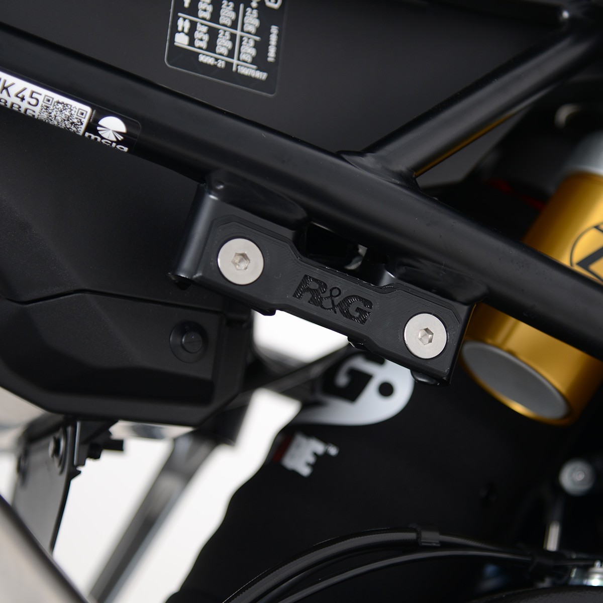 Hátsó lábtartó takaró plakettek BMW F850GS '22- (párban)