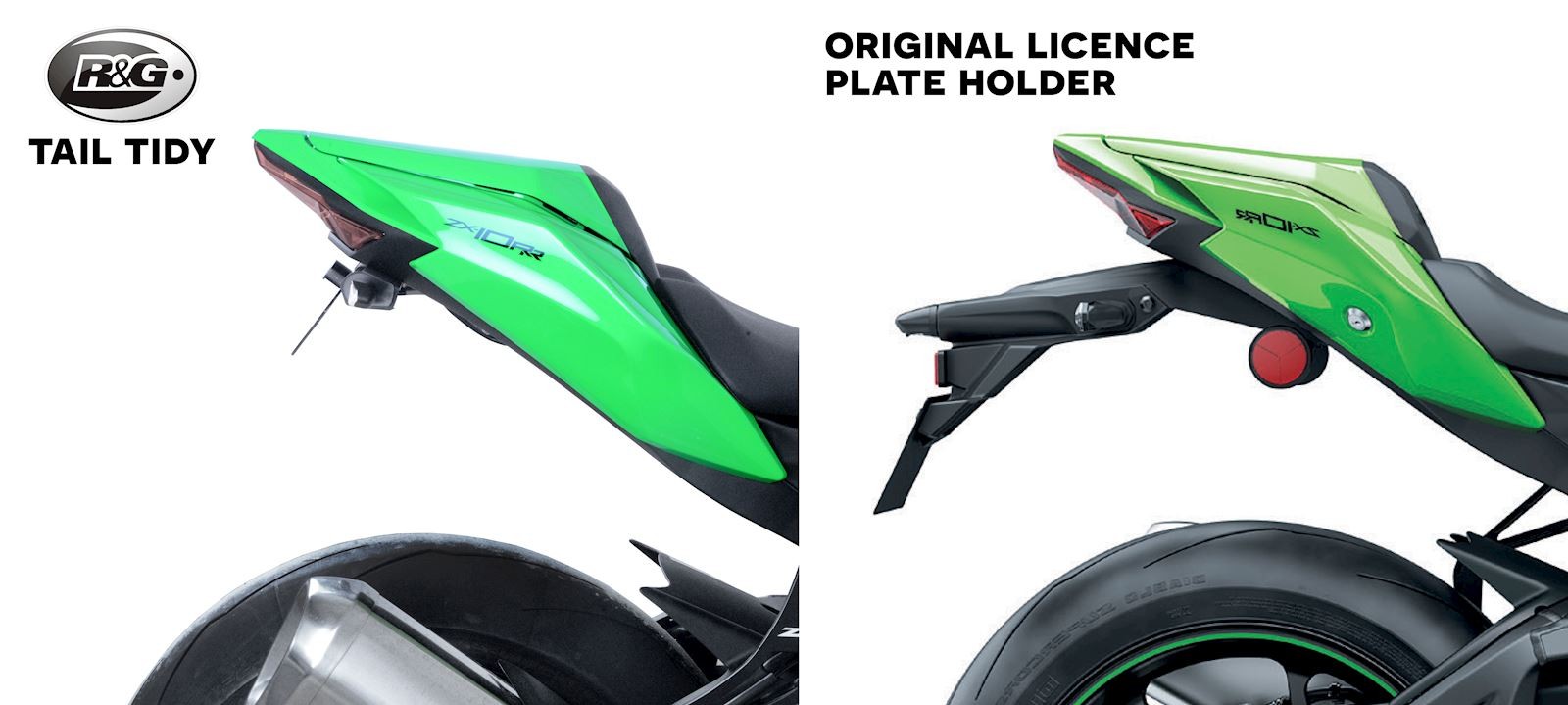 Rövid rendszámtábla tartó Kawasaki Ninja ZX-10R, ZX-10RR '21- - Image 2