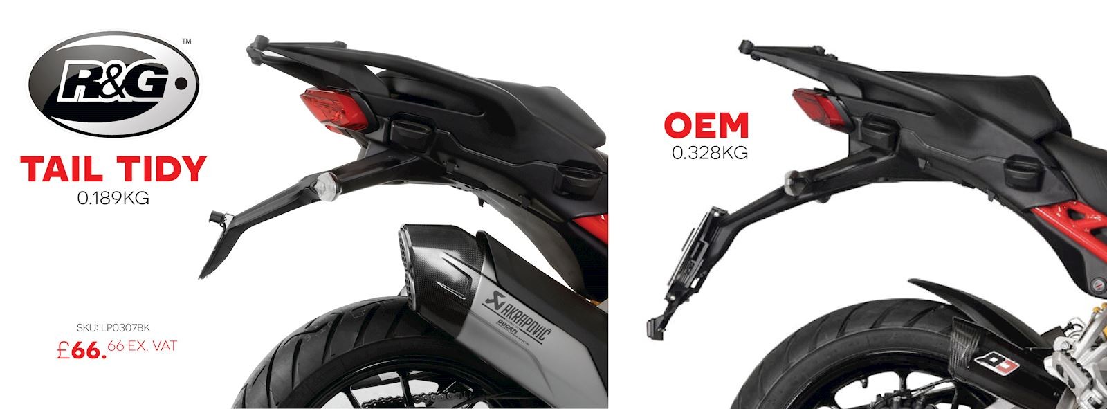 Rövid rendszámtábla tartó Ducati Multistrada V4(S & Sport) '21- - Image 3