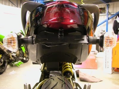 Rövid rendszámtábla tartó Kawasaki ER6 -'08 - Image 3