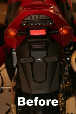 Rövid rendszámtábla tartó Honda CBR954 / CBR900 '02-'03 - Image 3