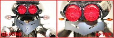 Rövid rendszámtábla tartó Aprilia RSV '01-'03 és Tuono -'05 - Image 4