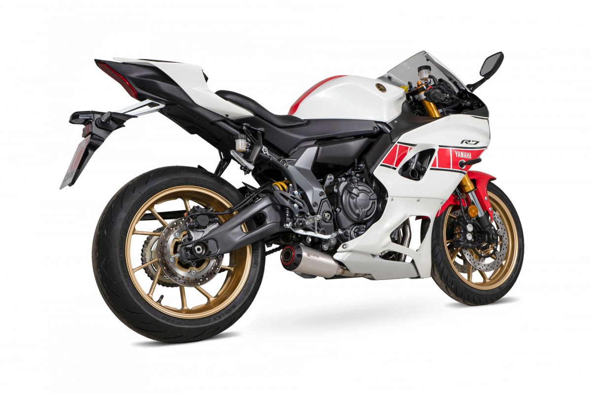Scorpion kipufogó YZF R7 '21- (Red Power) (De-Cat System)