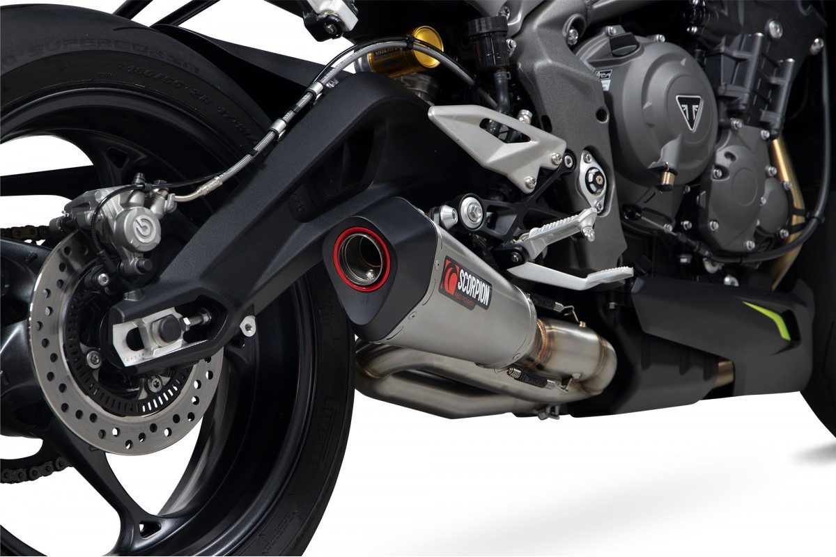 Scorpion kipufogó Triumph Street Triple 765 R & RS '20- Serket Taper, Slip-on