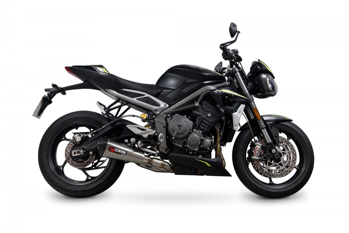 Scorpion kipufogó Triumph Street Triple 765 R & RS '20- Serket Taper, Slip-on - Image 3