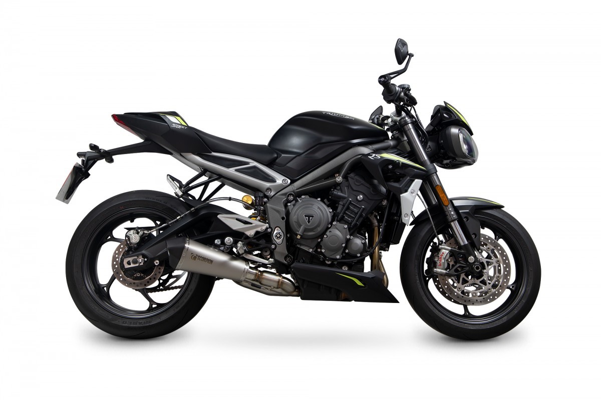 Scorpion kipufogó Triumph Street Triple 765 R & RS '20- Serket Taper, Slip-on - Image 6