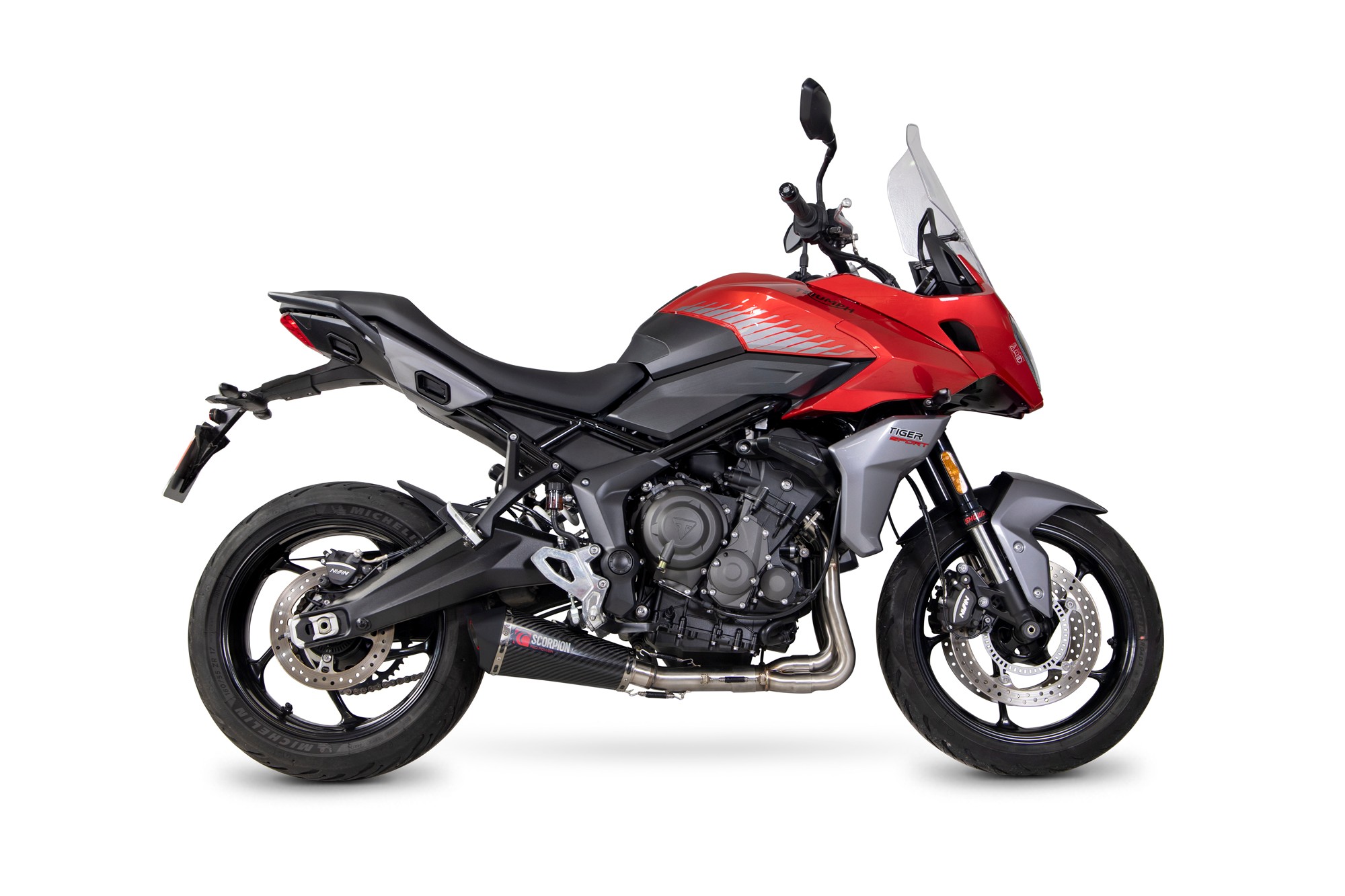 Scorpion kipufogó Triumph Tiger 660 Sport '22- (Serket Taper Teljes rendszer) - Image 5